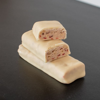 Barres hyperprotéinées Fraise et Chocolat Blanc (7 barres)