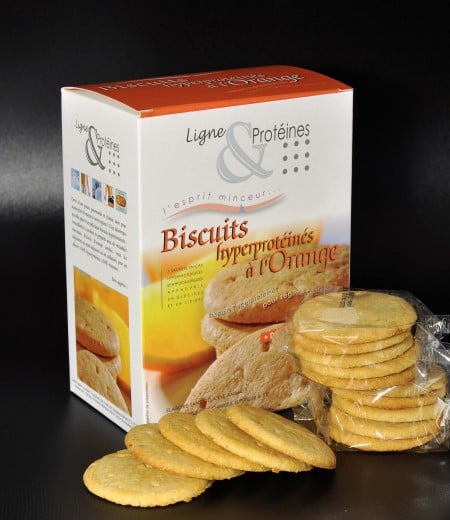 Biscuits Hyperprotéinés à l'Orange (7X5 biscuits) 