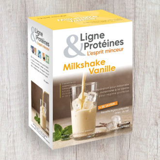 Milkshake Vanille hyperprotéiné (7 sachets)