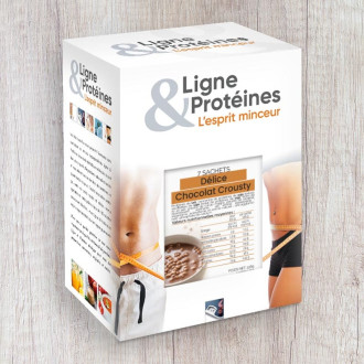 Délice Chocolat Crousty hyperprotéiné – 18 g de protéines | Ligne & Protéines