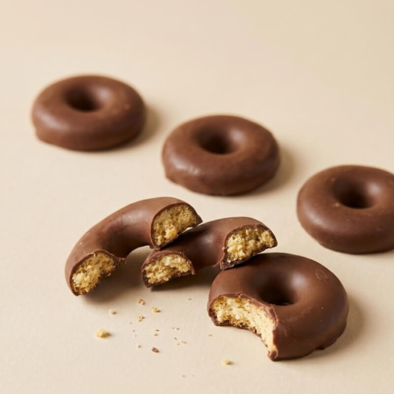 Rings hyperprotéinés Chocolat au Lait - Ligne & Protéines