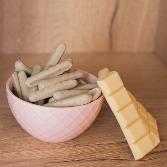 Bâtonnets hyperprotéinés Chocolat Blanc - Ligne & Protéines
