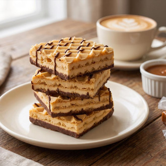 Gaufrettes Hyperprotéinées Caramel - Collation riche en protéines
