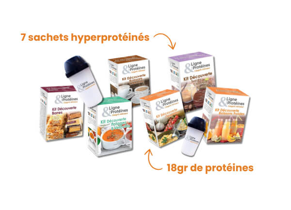 sachets hyperprotéinés protéines saveurs