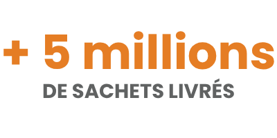 + 5 millions de sachets protéinés livrés